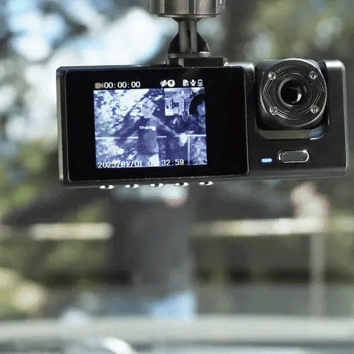 Dash Cam 3 Cámaras para Auto (Frontal + Interior + Trasera) — Protección Total al Volante - imagen 2